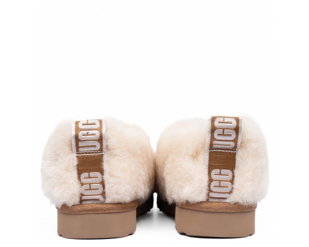 Купить Ugg Hailey Fluff Slippers Natural