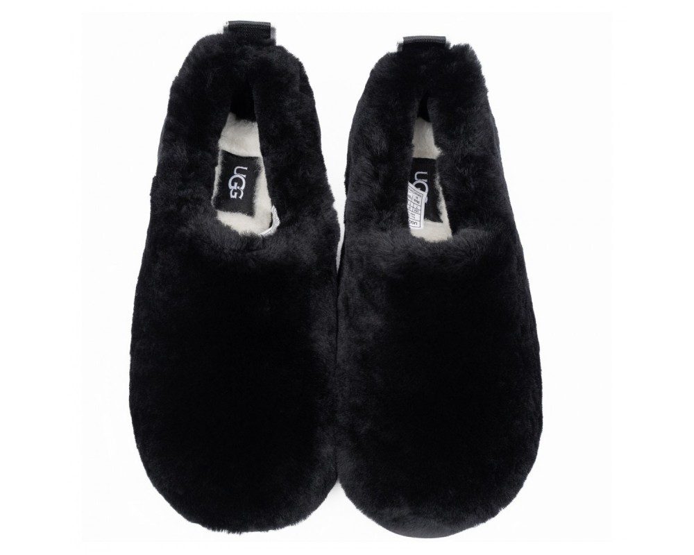 Купить Ugg Hailey Fluff Slippers Black