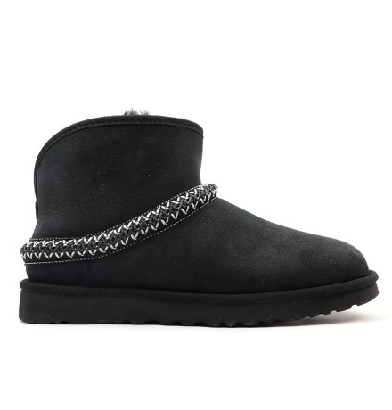 UGG Classic Mini Cresent Black