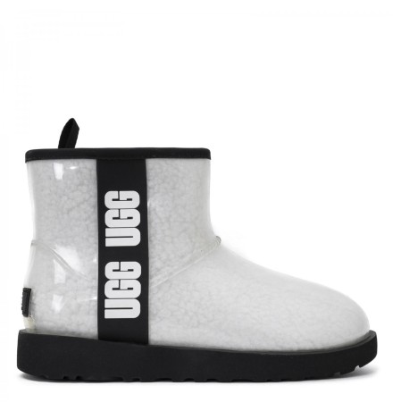 UGG Classic Clear Mini White Black