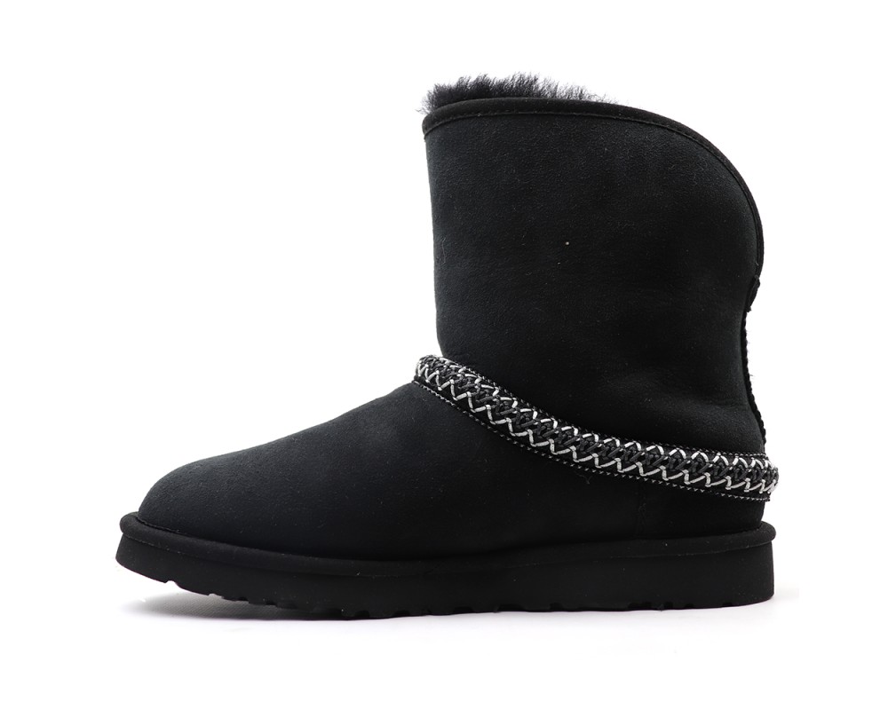 Купить UGG Classic Short Cresent Black