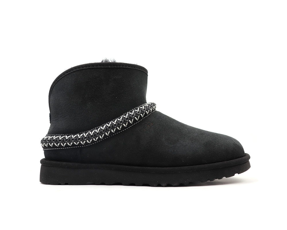 UGG Classic Mini Cresent Black