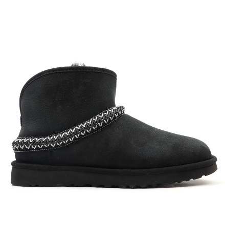 UGG Classic Mini Cresent Black