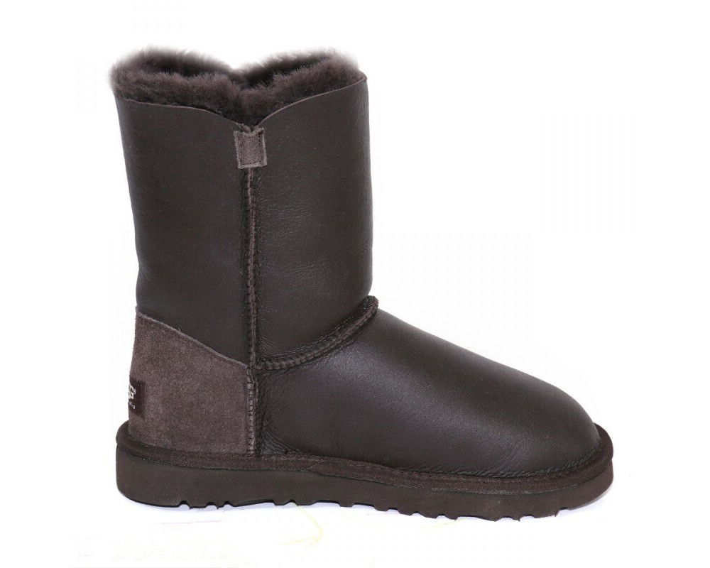 UGG Bailey Button Metallic Chocolate