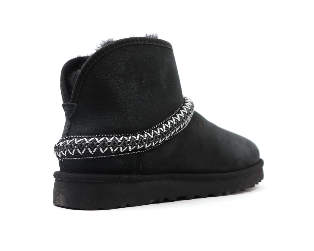 UGG Classic Mini Cresent Black