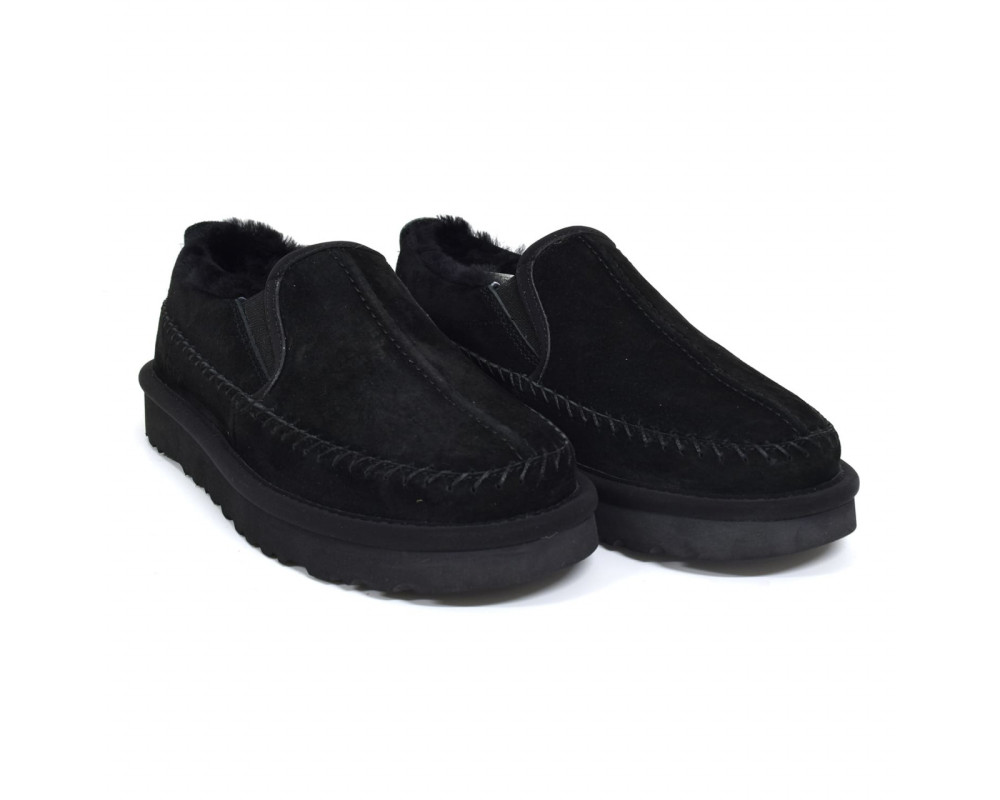 UGG Stitch Slip On Black