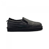UGG Stitch Slip Leather Black