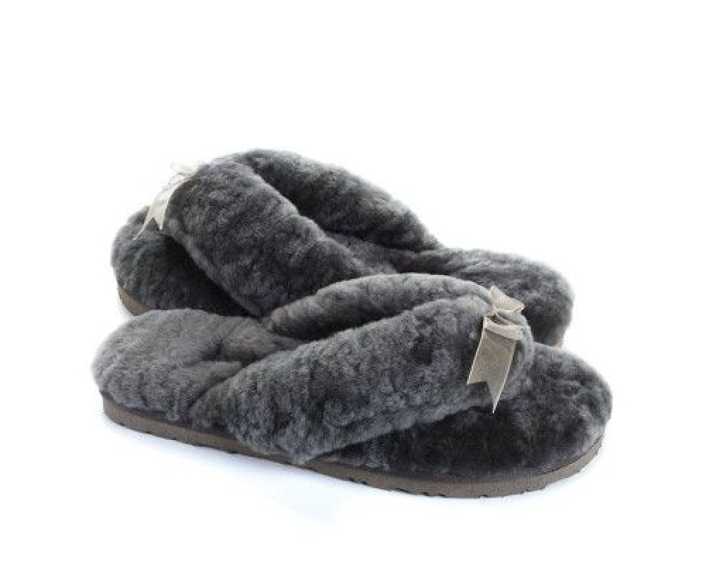 UGG Fluff Flip Flop II Grey