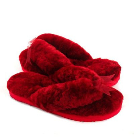 UGG Fluff Flip Flop II Bordo