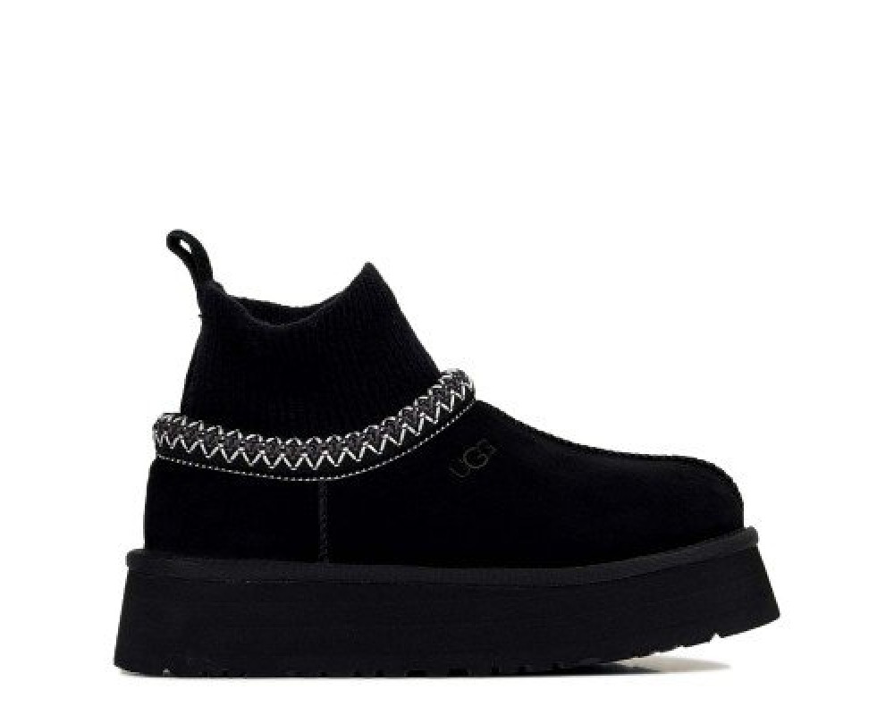 UGG Tazz Knit Platform Black