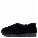 UGG Hailey Fluff Slippers Black