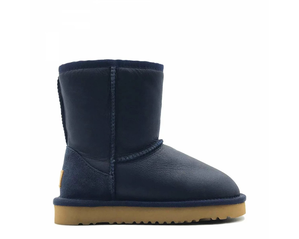 UGG Kids Classic Short Metallic Navy