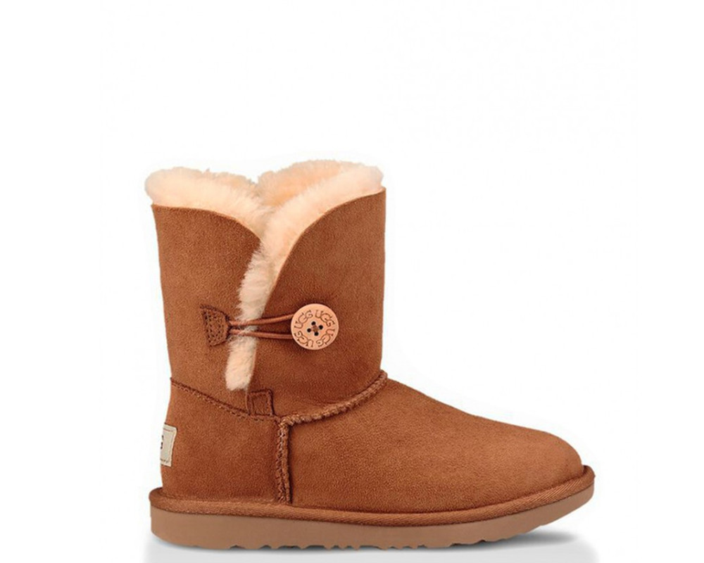 UGG Kids Bailey Button Chestnut