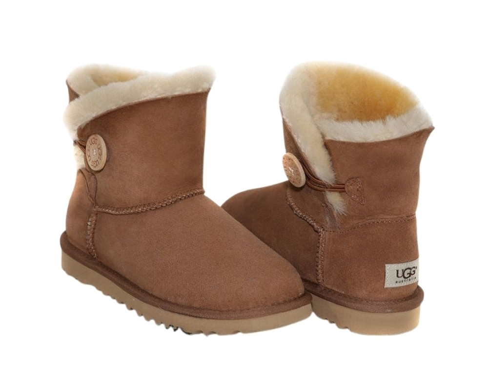 UGG Mini Bailey Button II Chestnut