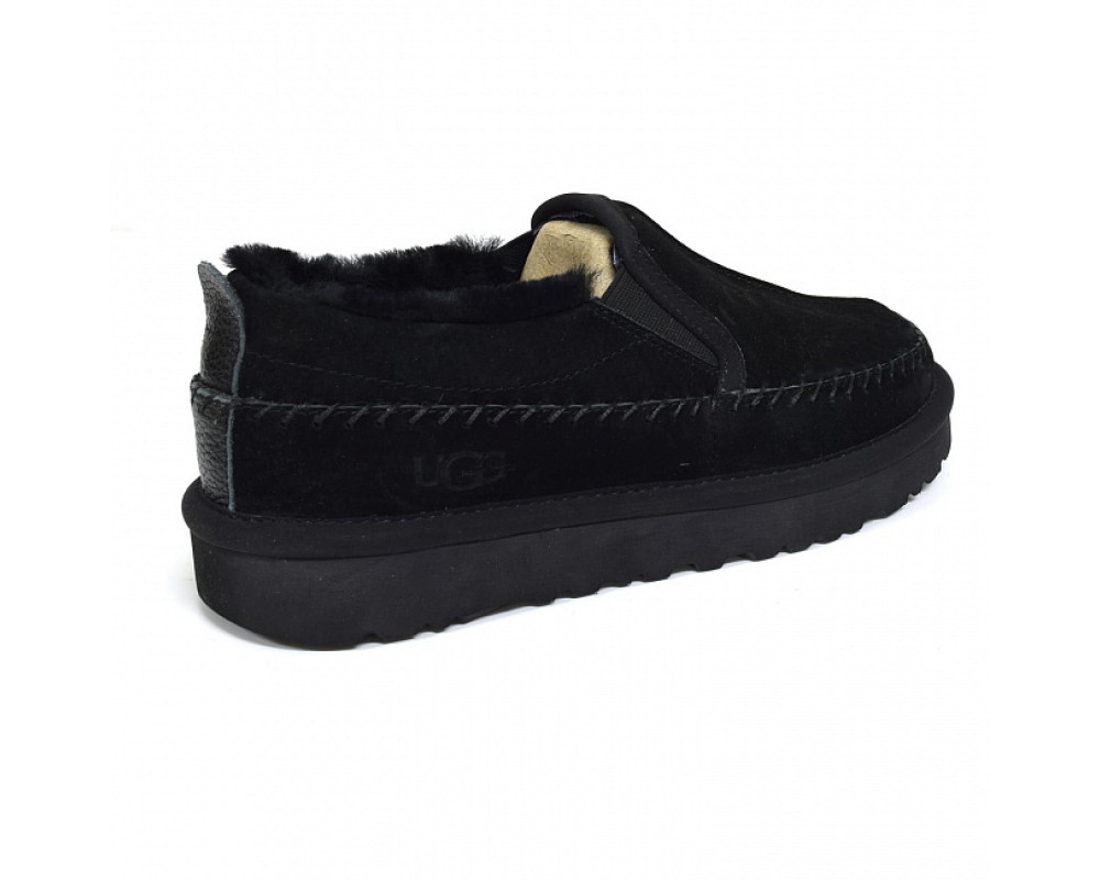 UGG Stitch Slip On Black