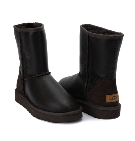 UGG Classic Short Metallic Chocolate