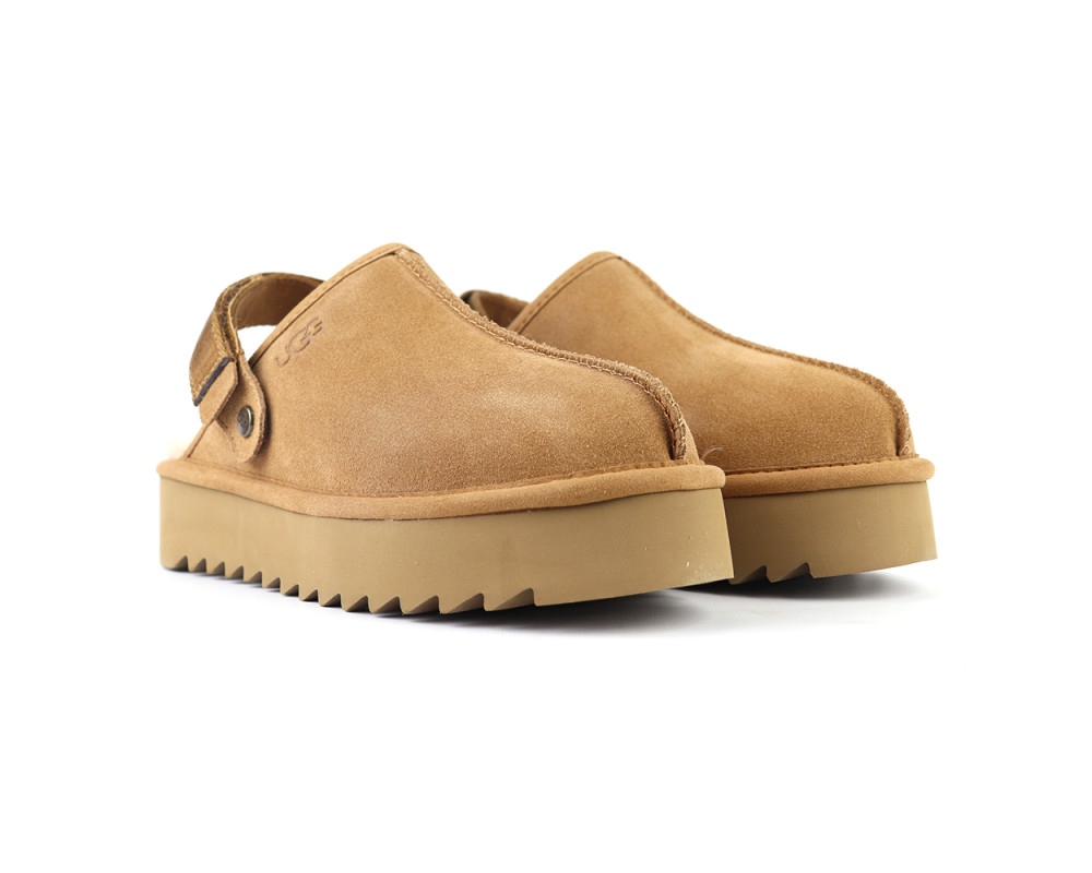UGG Goldenstar Clog Platform Chestnut