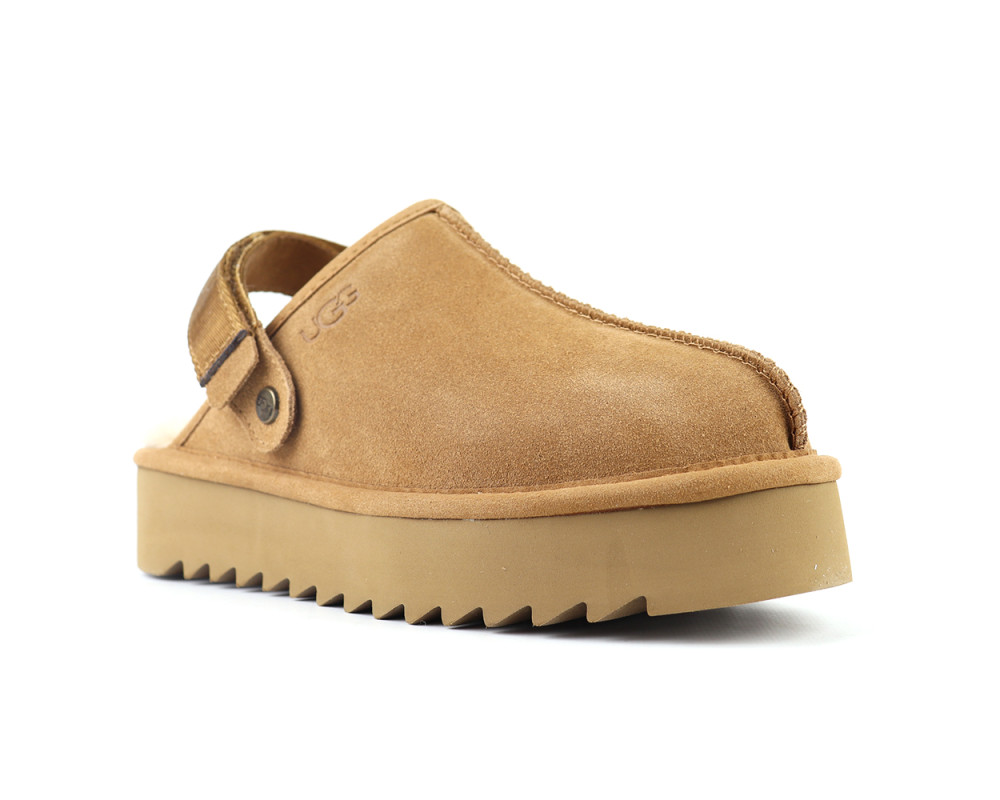 UGG Goldenstar Clog Platform Chestnut