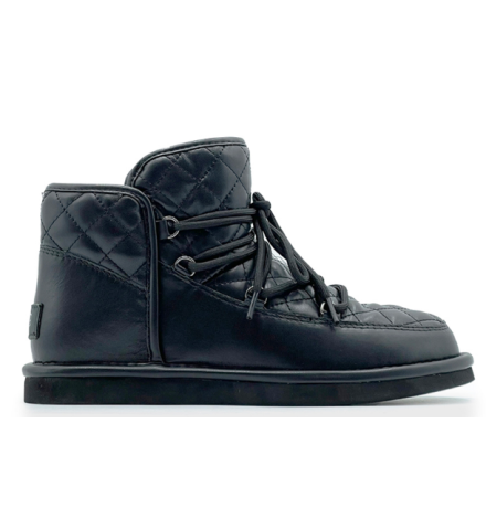 UGG Lodge Mini Leather Black