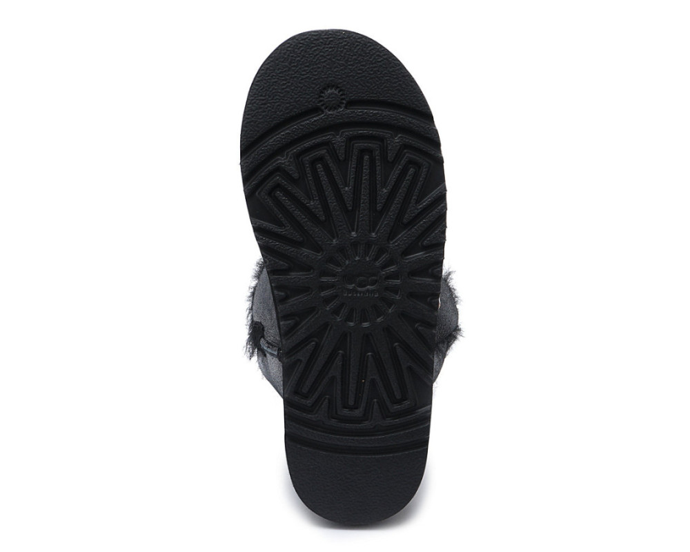 UGG Kids Bailey Button I Do Black