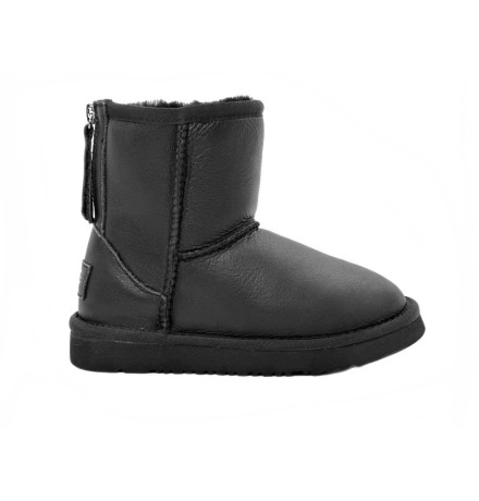 UGG Kids Zip Metallic Black