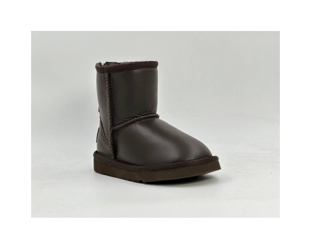 UGG Kids Zip Metallic Chocolate