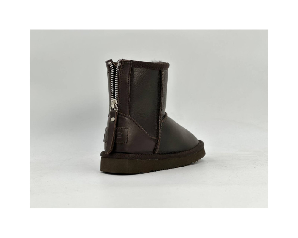 UGG Kids Zip Metallic Chocolate