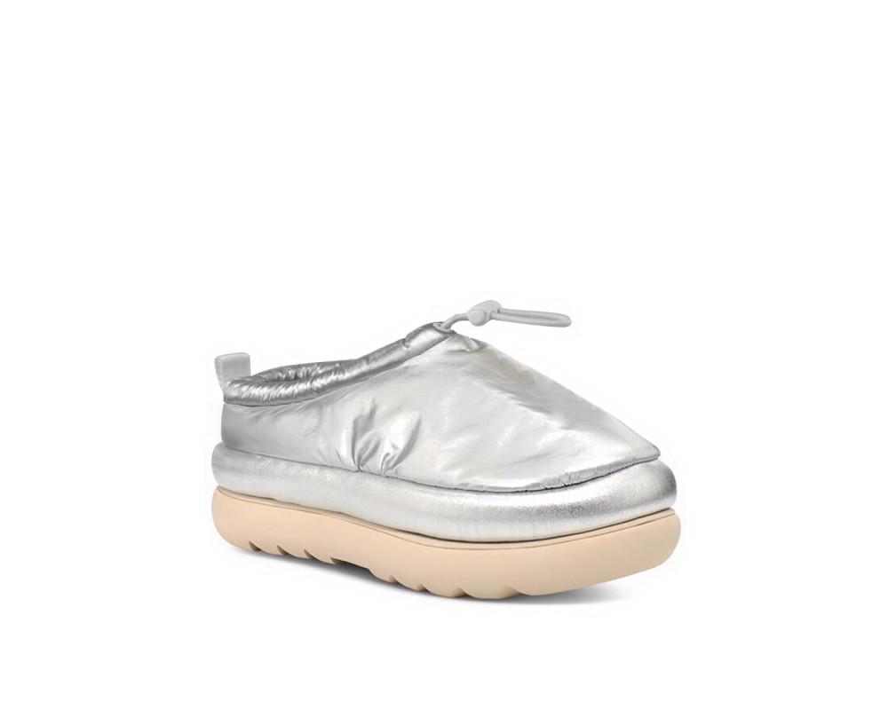 UGG Maxi Heritage Braid Clog-Silver
