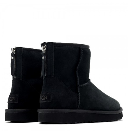 UGG Classic Mini Zip II Black (без камней)