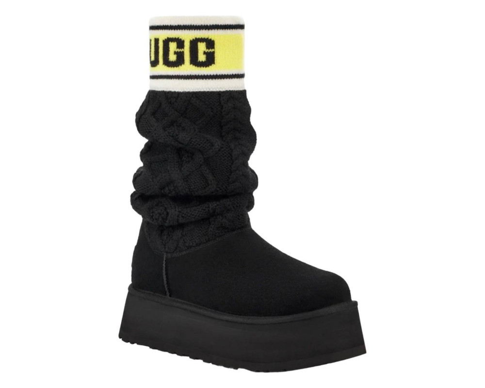 UGG Classic Sweater Letter Black