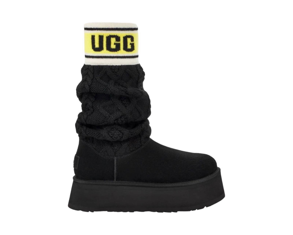 UGG Classic Sweater Letter Black