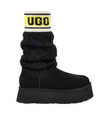 UGG Classic Sweater Letter Black