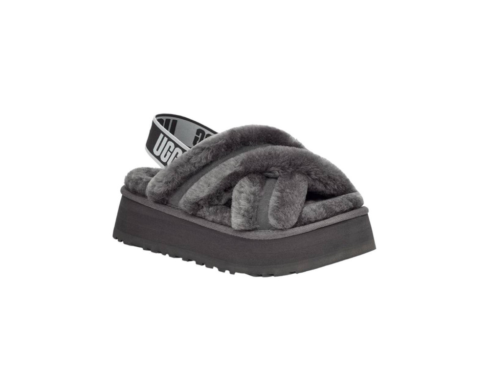 UGG W Disco Cross Slide Grey