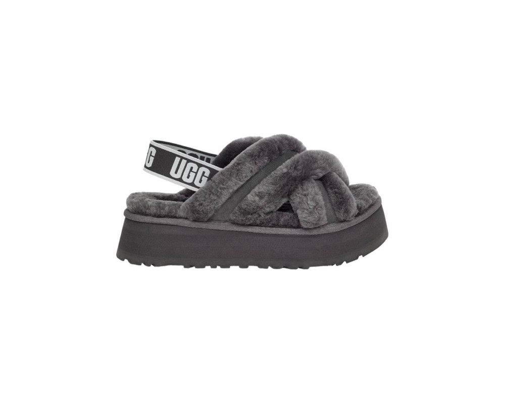 UGG W Disco Cross Slide Grey