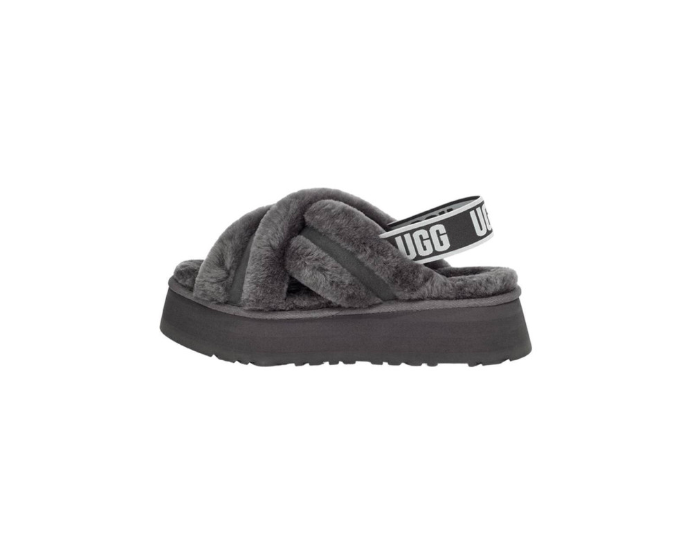 UGG W Disco Cross Slide Grey