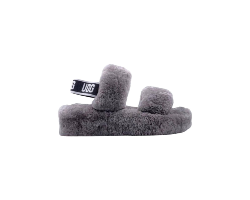 UGG Oh Yeah Slide Grey
