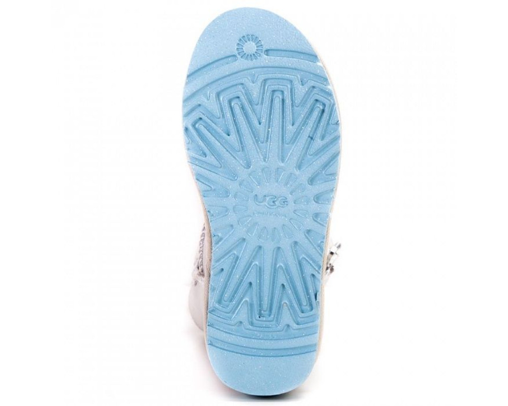 UGG Kids Bailey Button I Do White