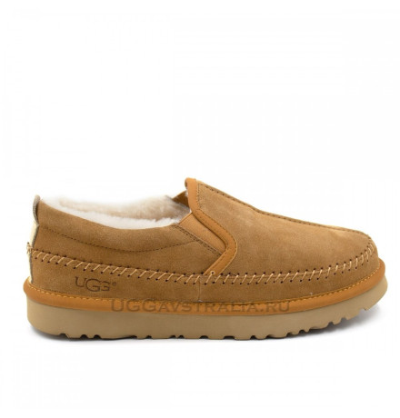 UGG Mens Stitch Slip Chestnut