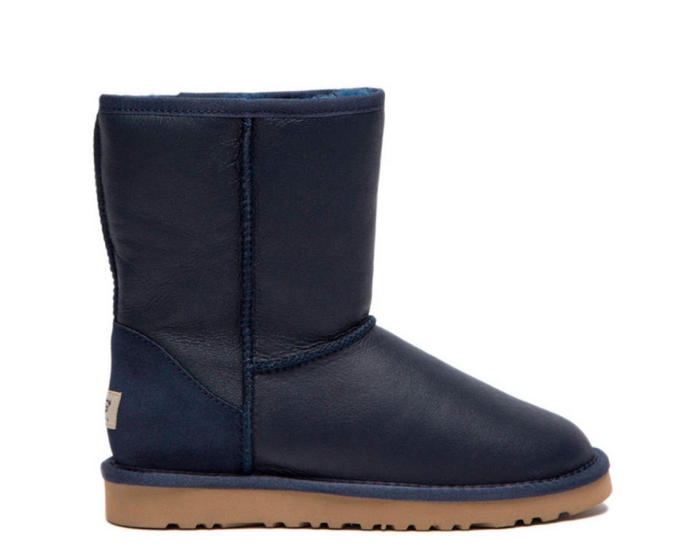 UGG Mens Classic Short Metallic Navy