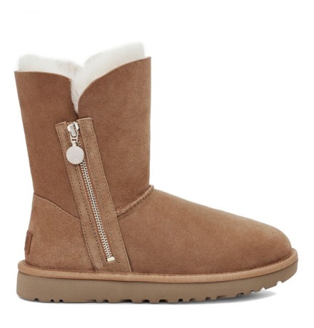 UGG Bailey Zip Short Chestnut