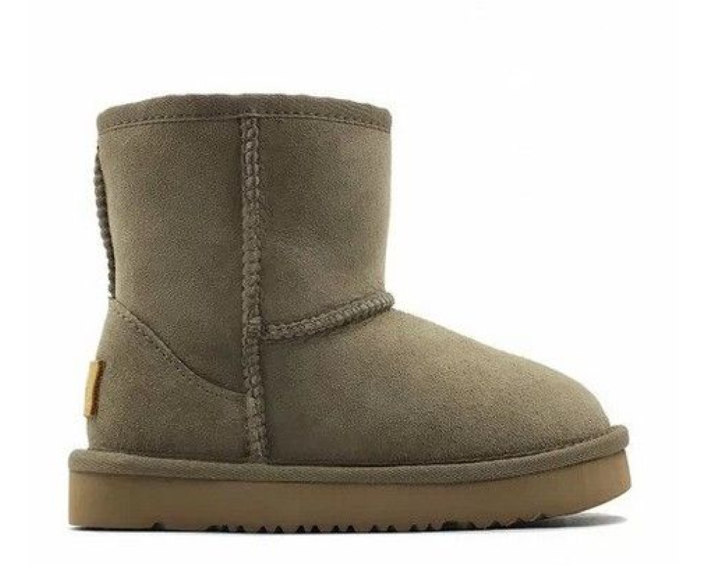 UGG Kids Classic Short II Khaki