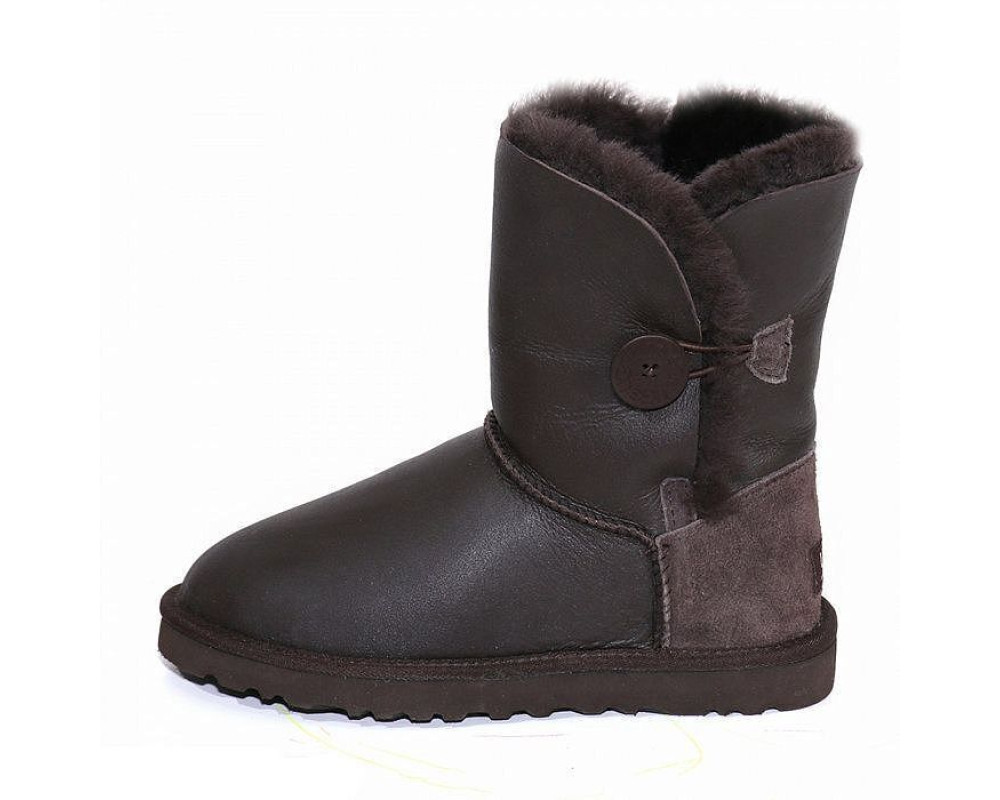 UGG Bailey Button Metallic Chocolate