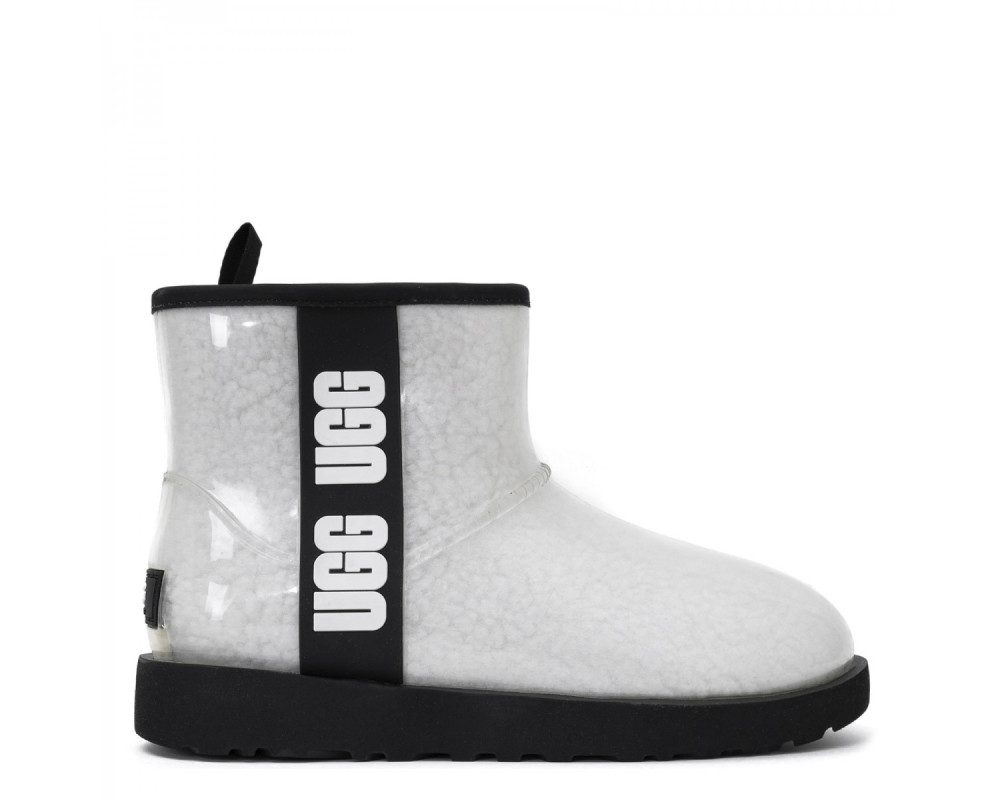 UGG Classic Clear Mini White Black