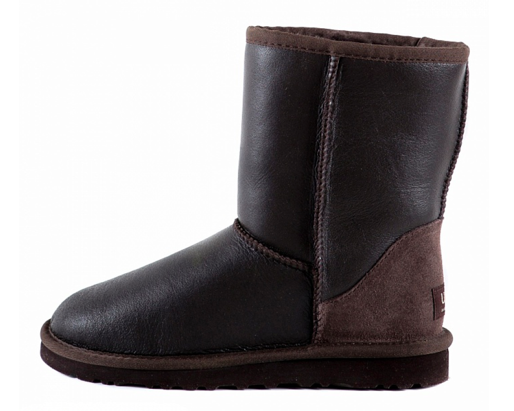 UGG Classic Short Metallic Chocolate