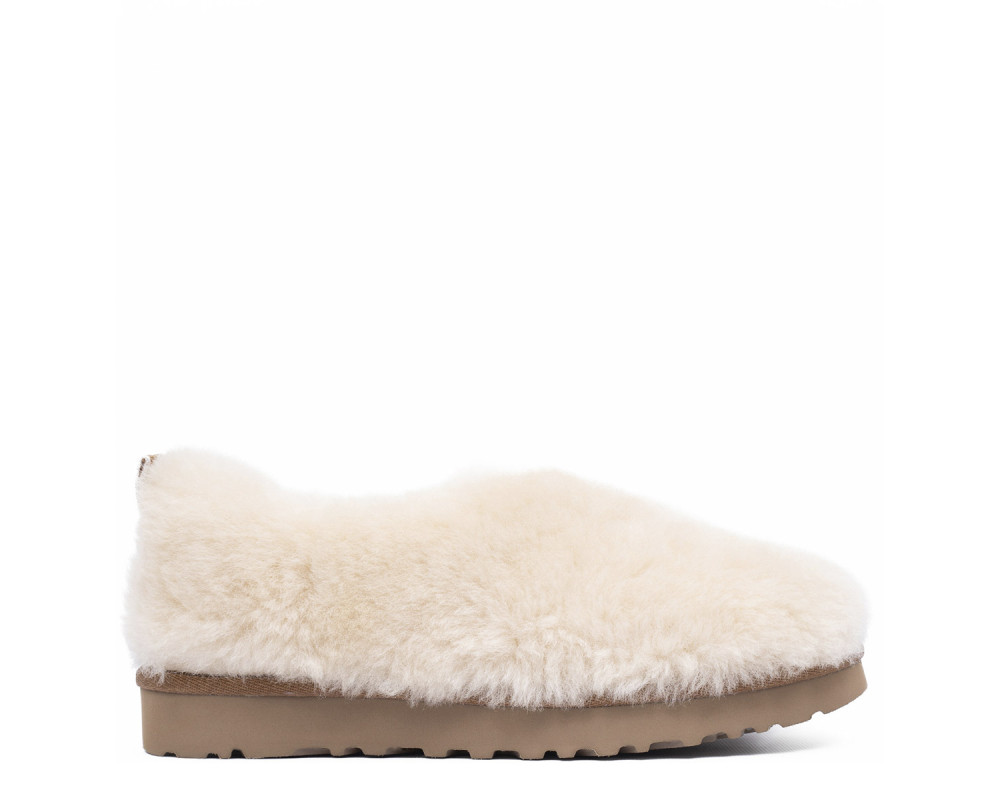 UGG Hailey Fluff Slippers Natural