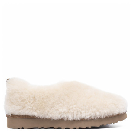 UGG Hailey Fluff Slippers Natural