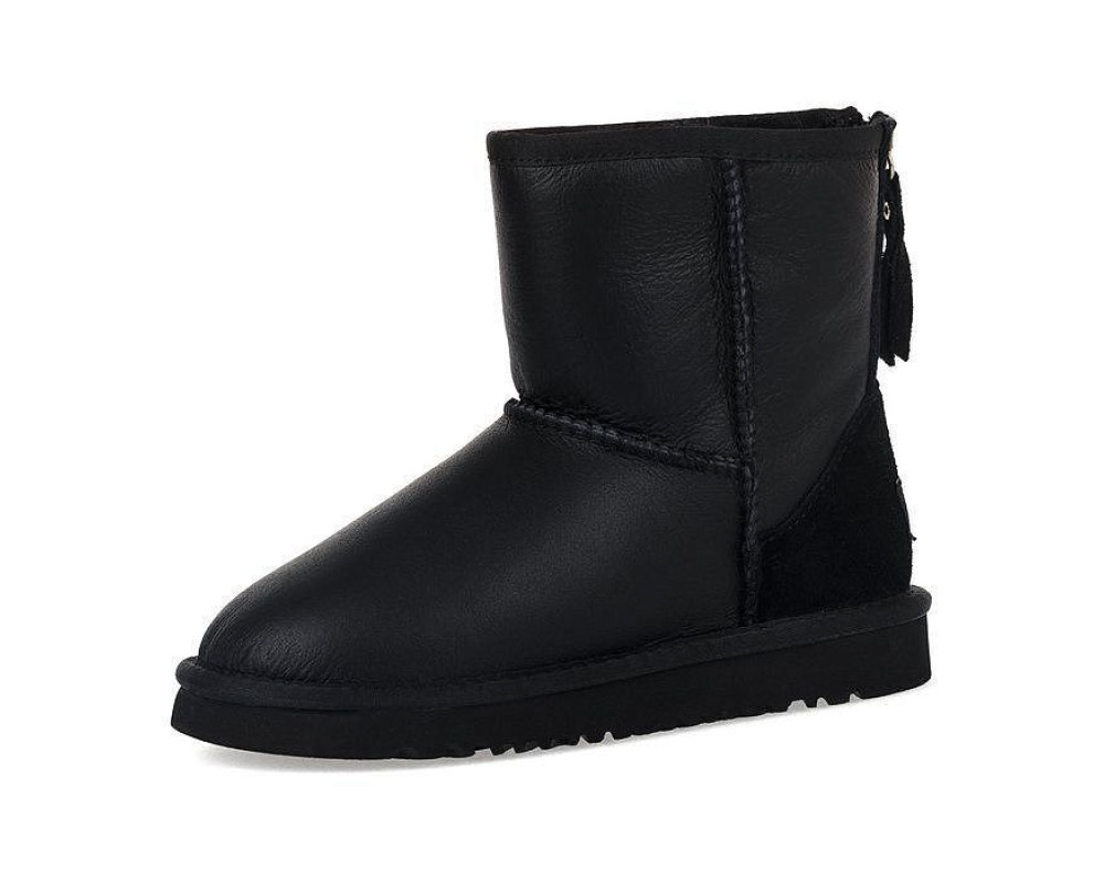 UGG Kids Zip Metallic Black
