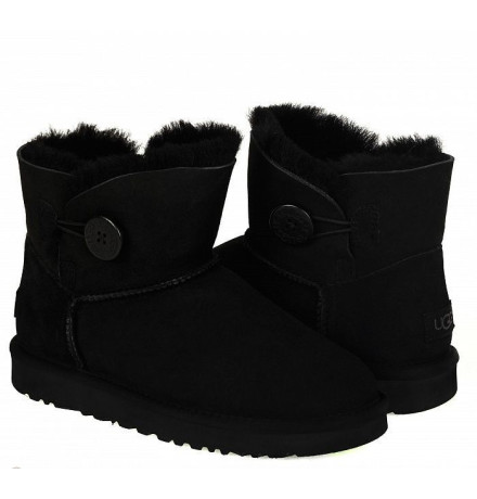 UGG Mini Bailey Button II Black