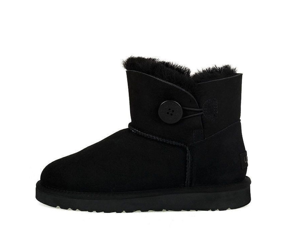 UGG Mini Bailey Button II Black