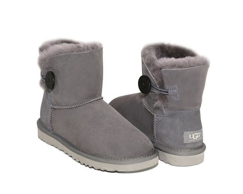 UGG Mini Bailey Button II Grey